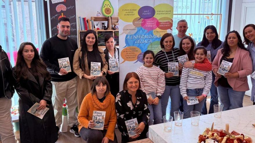 Presentación de un recetario de productos sin gluten en Lalín