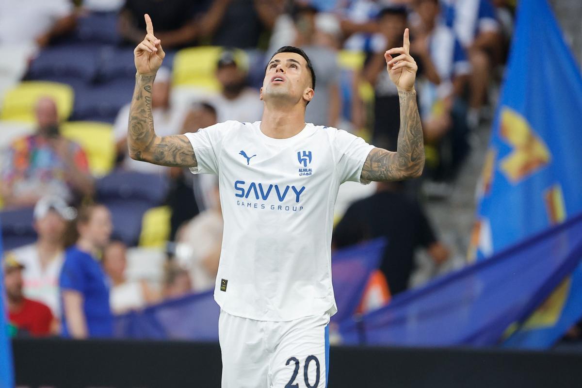 Cancelo, con el Al-Hilal durante el pasado Mundial de Clubs.