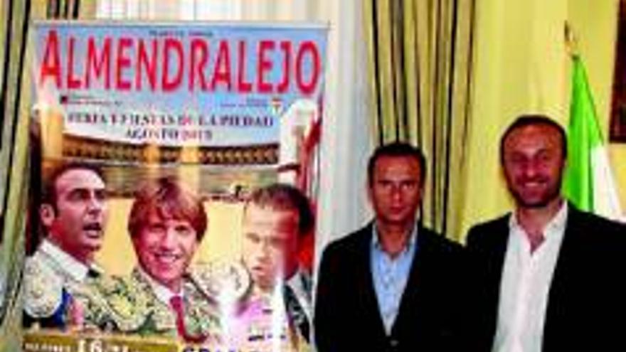 Enrique Ponce, El Cordobés y Ferrera torean el 17 de agosto en Almendralejo