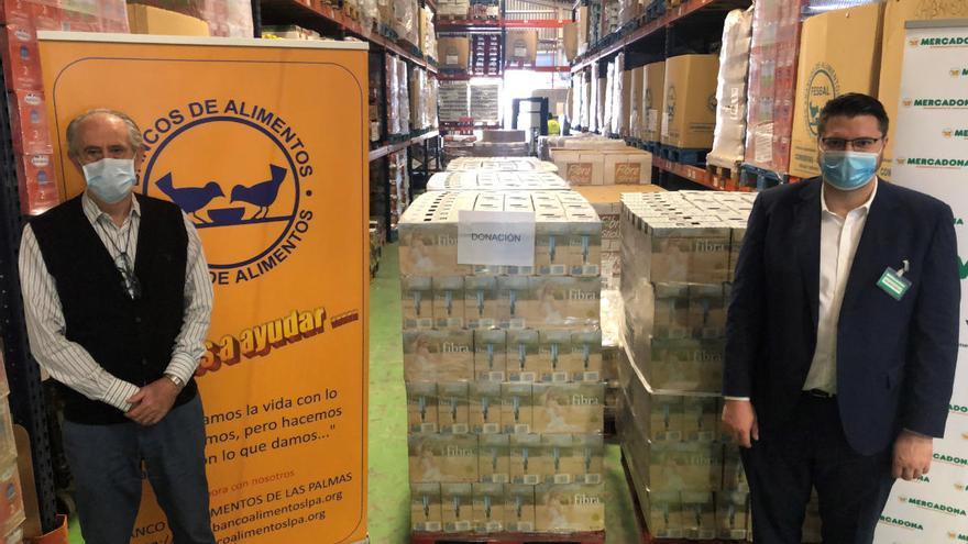 Mercadona dona 11.500 kilos de productos de primera necesidad al Banco de Alimentos