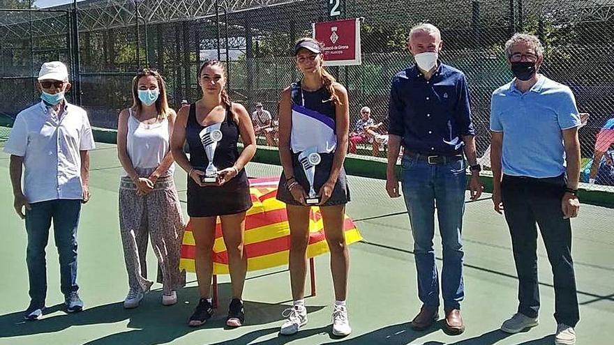 Lliurament de trofeus del torneig Vila de Puigcerdà de tennis, que arriba a la 23a edició