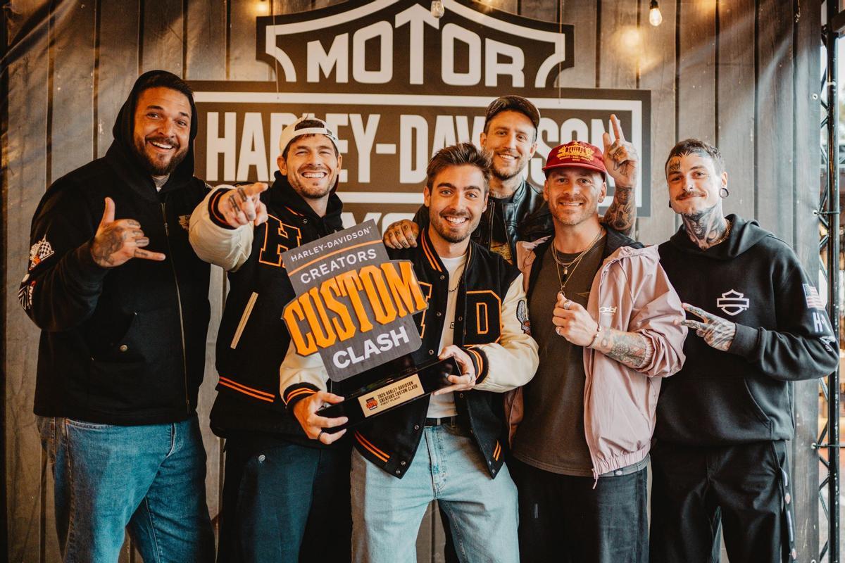 El Creators Custom Clash nació con un planteamiento directo: reunir a seis creadores europeos, asociarlos con concesionarios oficiales Harley-Davidson y entregarles una moto de serie, un presupuesto de 15.000 euros y libertad creativa para llevarla a su terreno