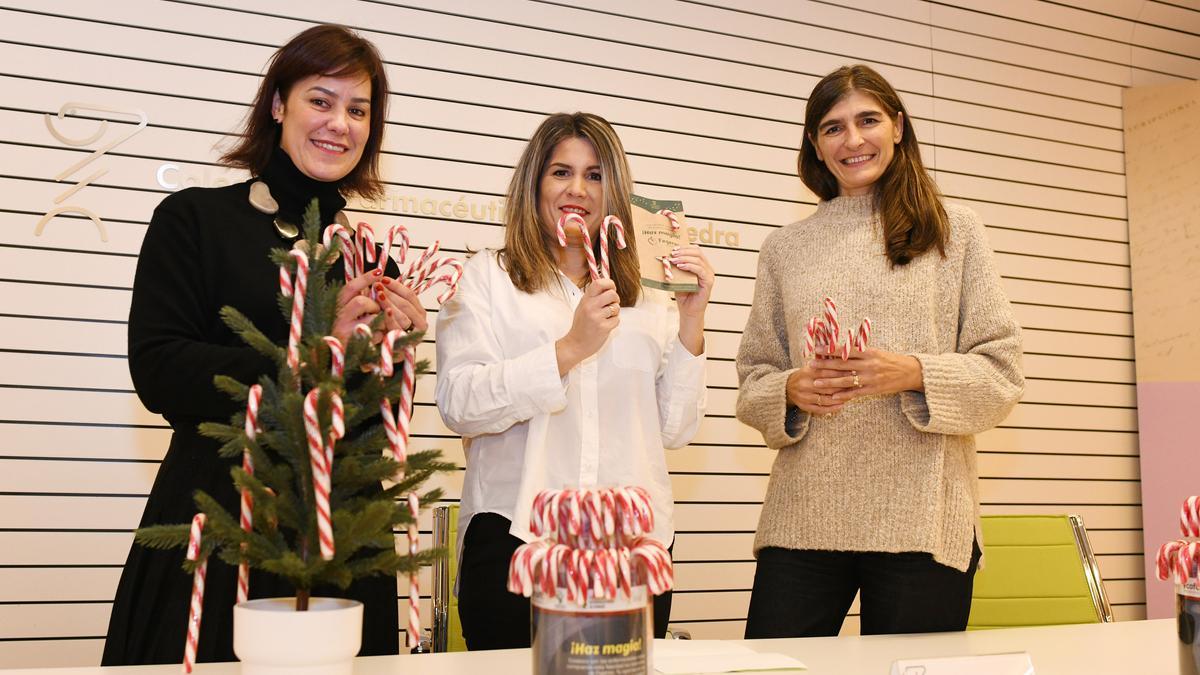 Presentación de la campaña navideña Bastones de Navidad, de Fegerec.