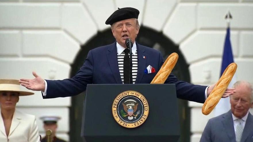¿En qué idioma hablaría Trump si no fuera por los ingleses?