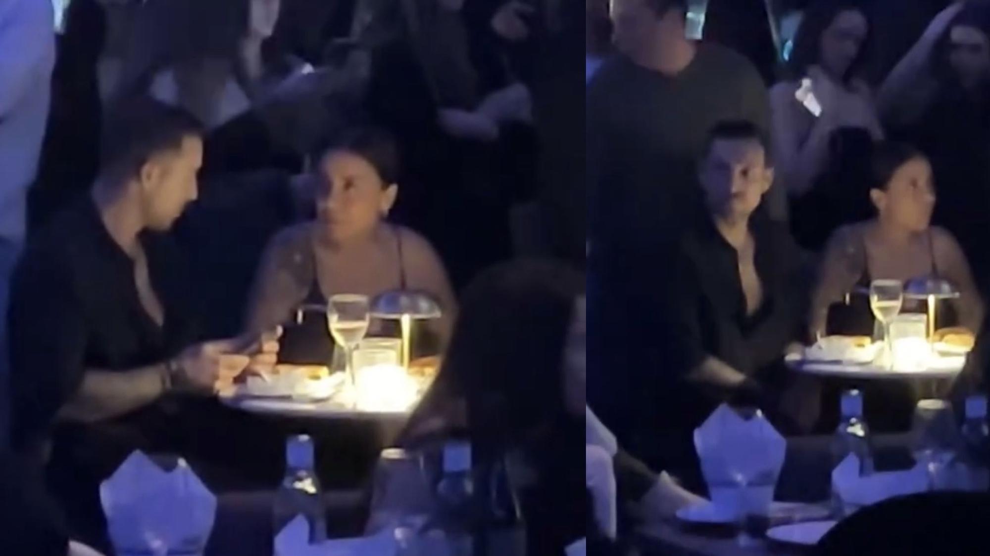 Foto pillada de cena entre Torres y su novia