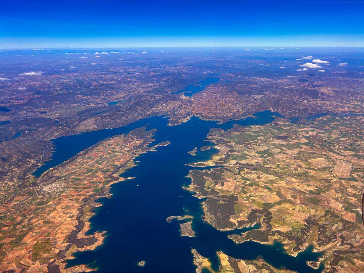 Las increíbles dimensiones del embalse de Buendía