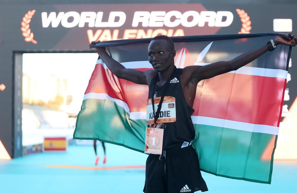 Récord del mundo en la Medio Maratón de València