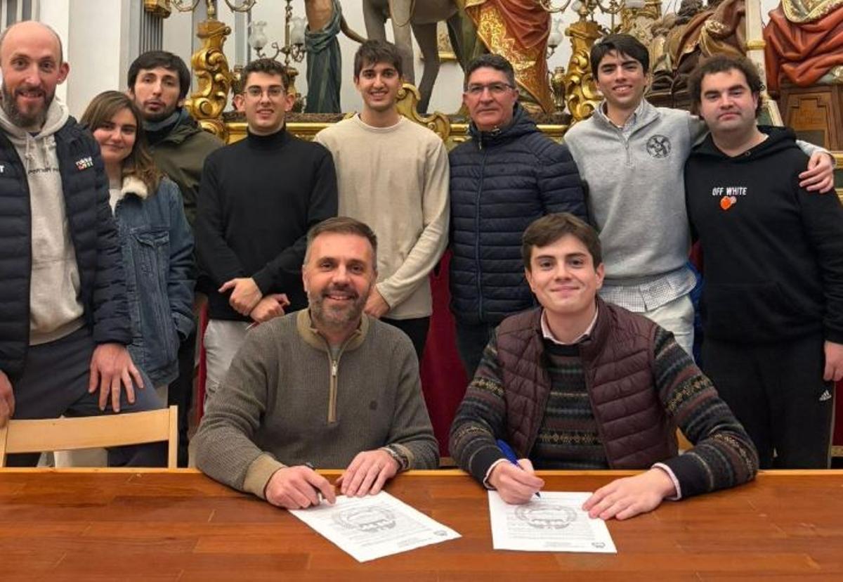 Acuerdo entre la banda y el clavario del año de la Sang.