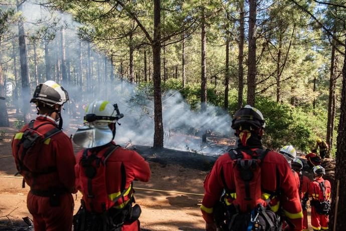 La UME realiza prácticas de prevención de incendios en Gran Canaria