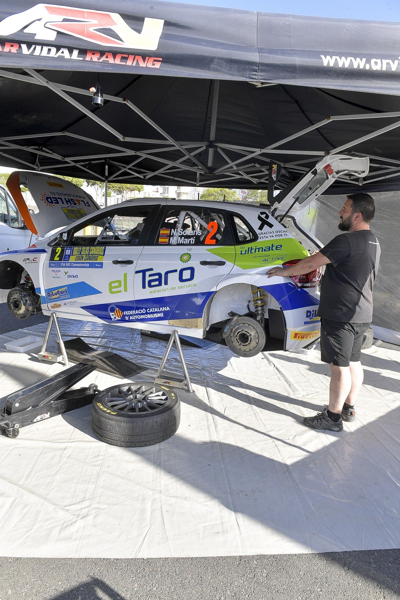 Tramo espectáculo del Rally Islas Canarias