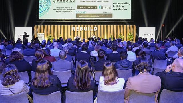 Una de las ponencias del Congreso Rebuild 2025, celebrado en Ifema (Madrid). | REBUILD 2025
