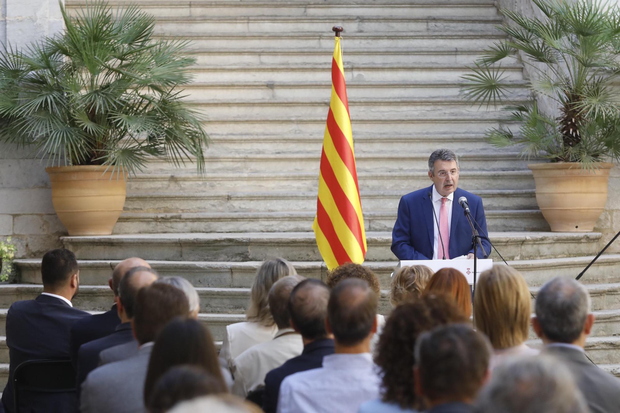 L'acte institucional de la Diada a Girona posa en relleu la «resiliència de Catalunya»