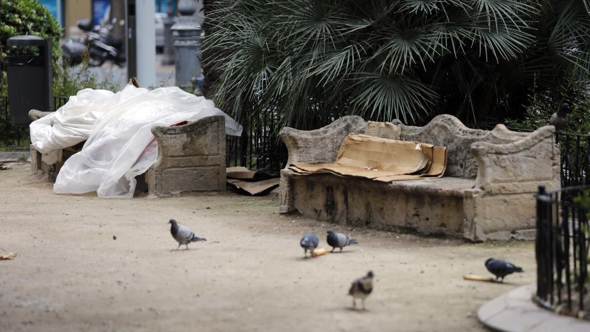 La agresión se produjo en un parque de la calle Guillem de Castro.