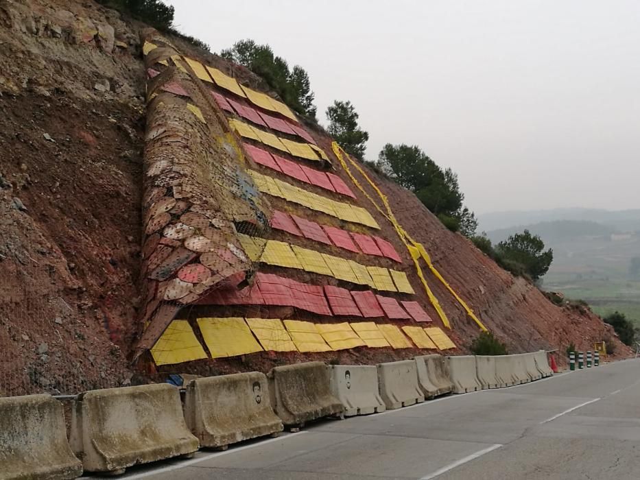 Arranquen part de l'estelada de Castellnou