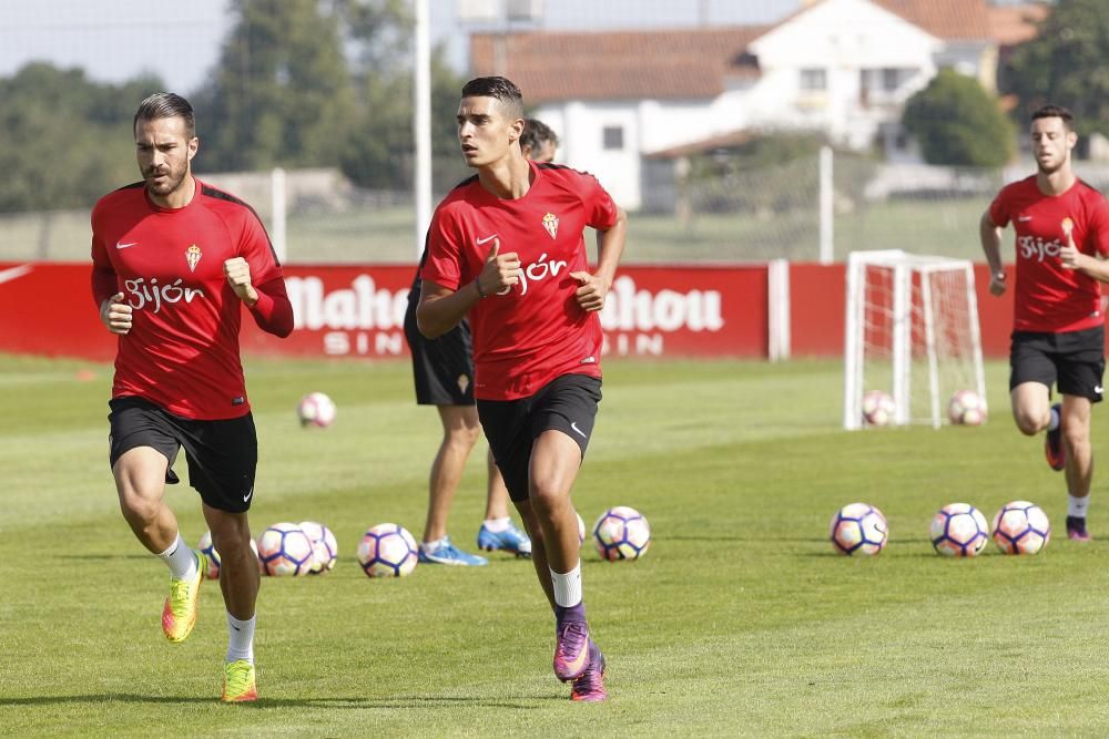 Entrenamiento del Sporting