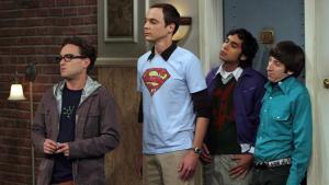 Johnny Galecki, Jim Parsons, Kunal Nayyar y Simon Helberg, en uno de los episodios de ’The Big Bang Theory’. 