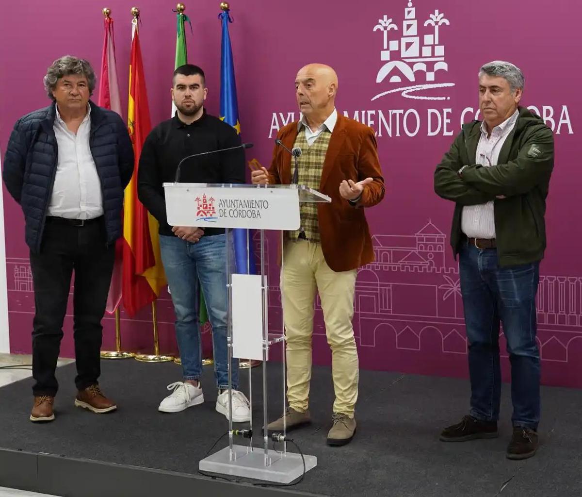 Juanma León, Carlos Valverde, Antonio Hurtado y Juan Miguel Caballero.