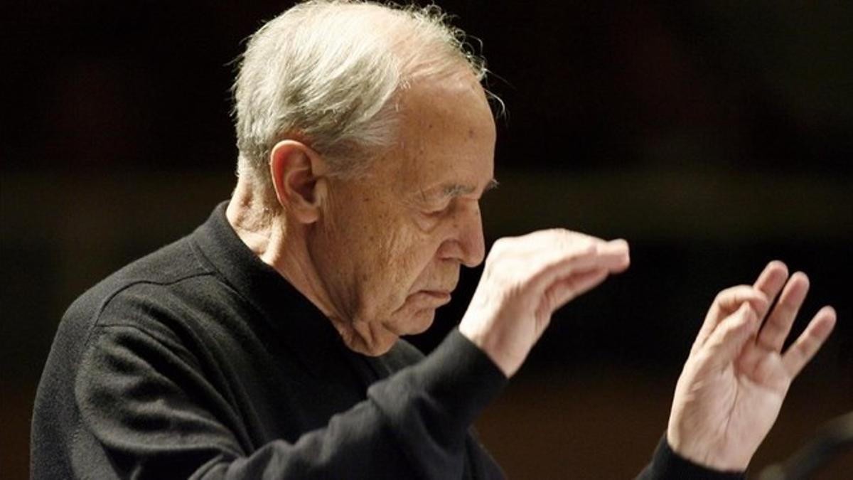 El director de orquesta francés Pierre Boulez, en una imagen del 2008.
