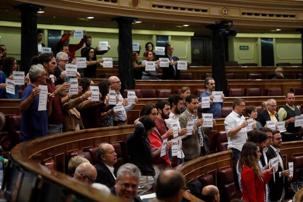 Sessió de control a l'Executiu del Ple del Congrés