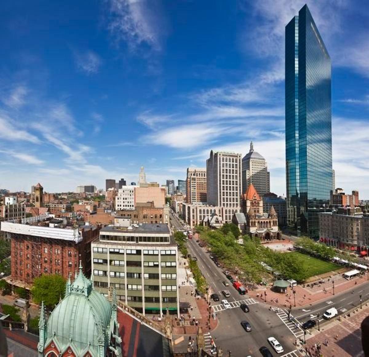 Vista desde el campanario de Old South Church