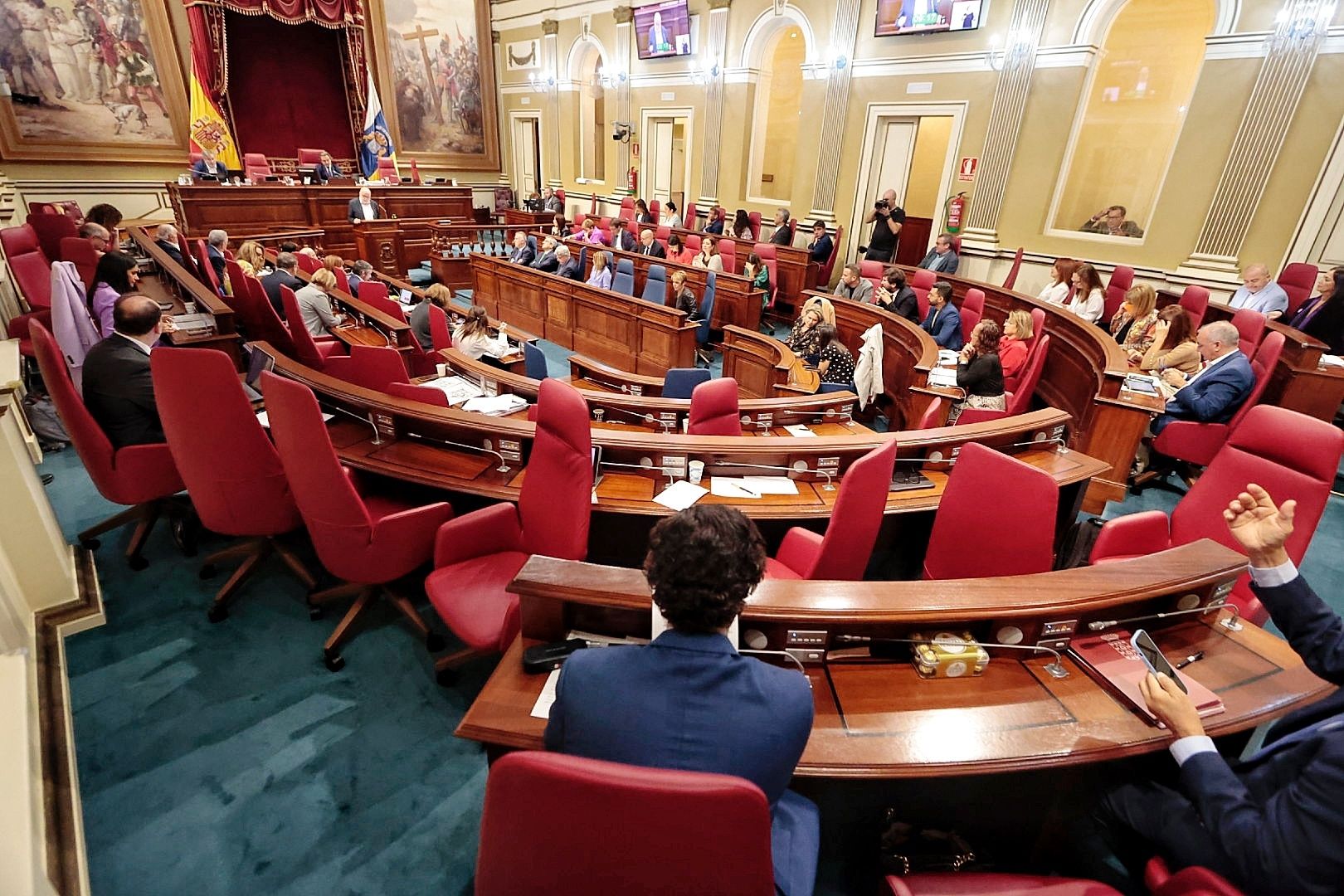 El pleno del Parlamento de Canarias celebra el debate final del proyecto de ley de presupuestos de la Comunidad Autónoma para 2023