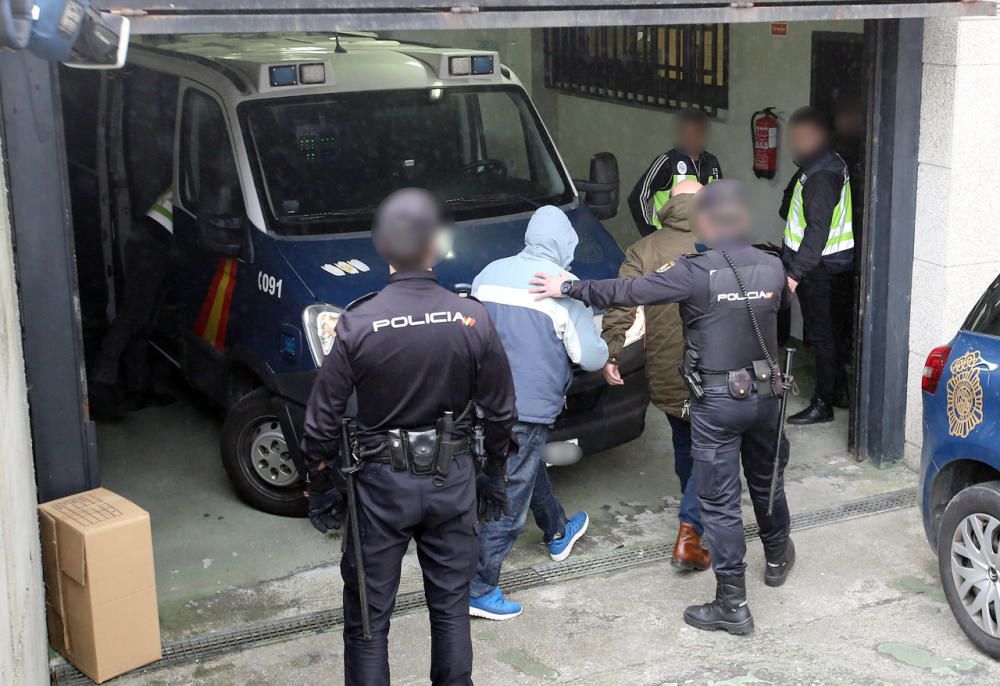 Operación antidroga dirigida desde Vigo