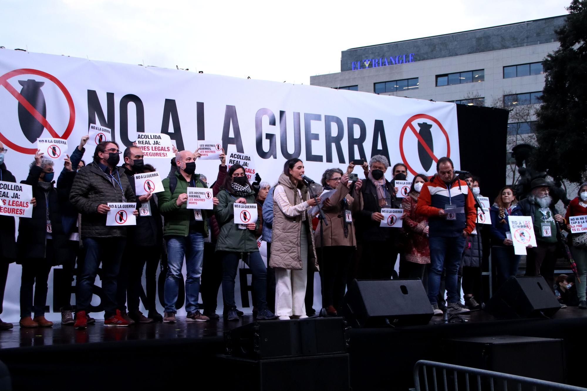 Manifestació 'No a la Guerra' a Barcelona