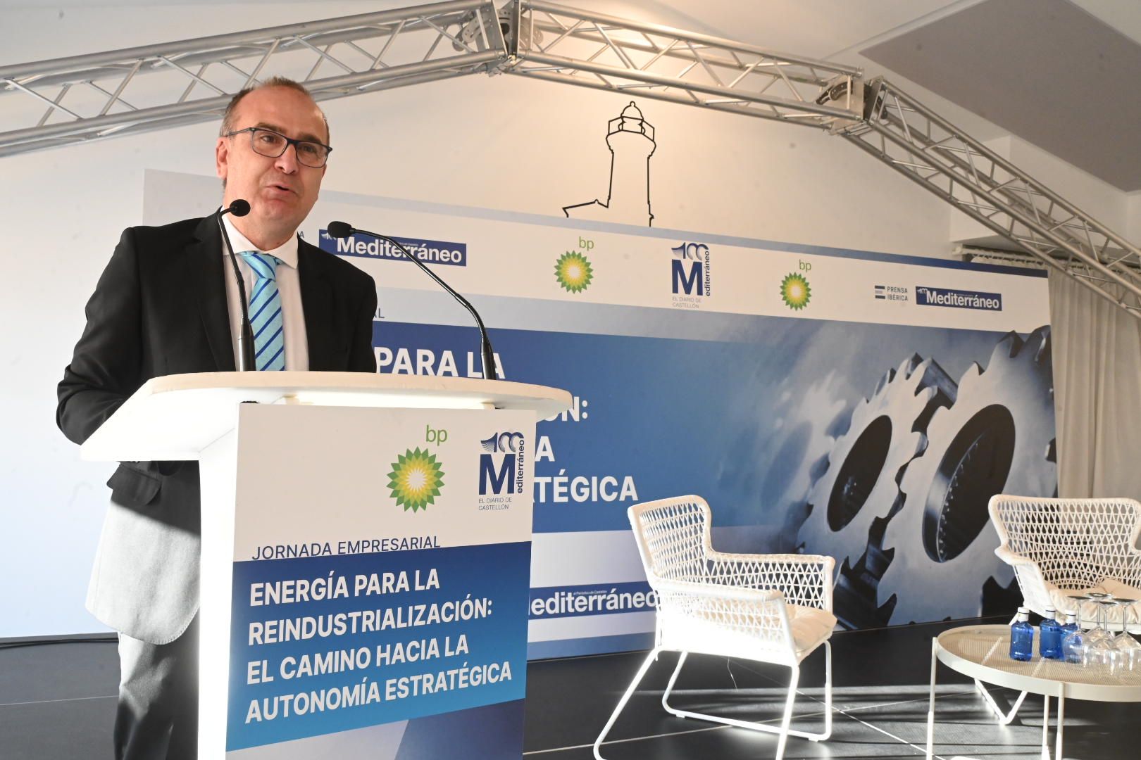 Las imágenes de la jornada de energía de bp y 'Mediterráneo'