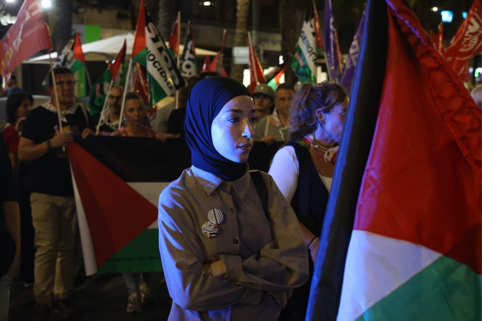 Alicante alza la voz por Palestina en una jornada de movilizaciones