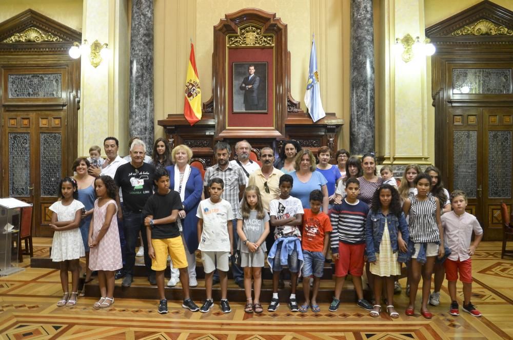 Participantes en ''Vacaciones en Paz'' en María Pita
