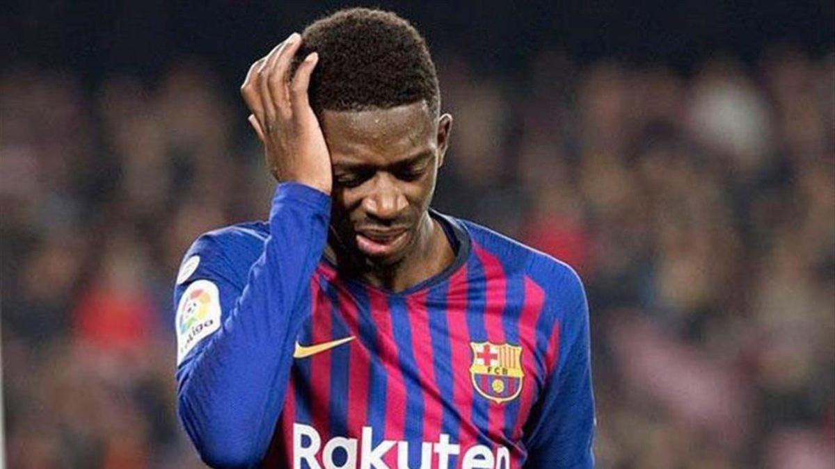 Dembélé, desolado