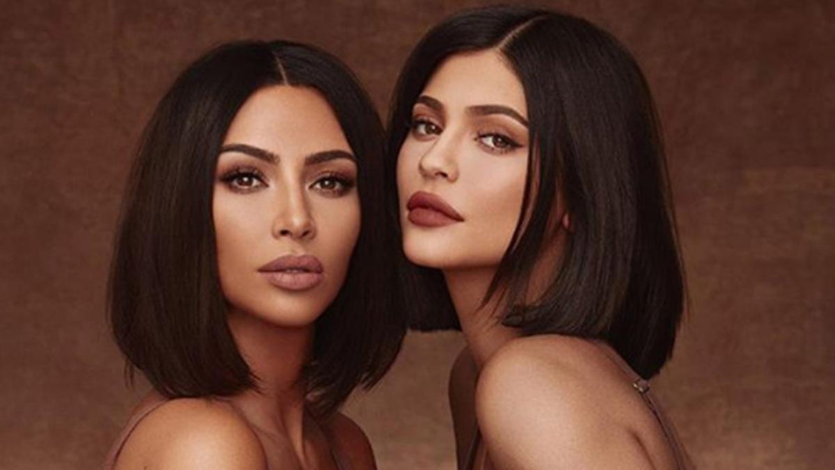 Kim Kardashian y Kylie Kenner cuando colaboraron a nivel empresarial