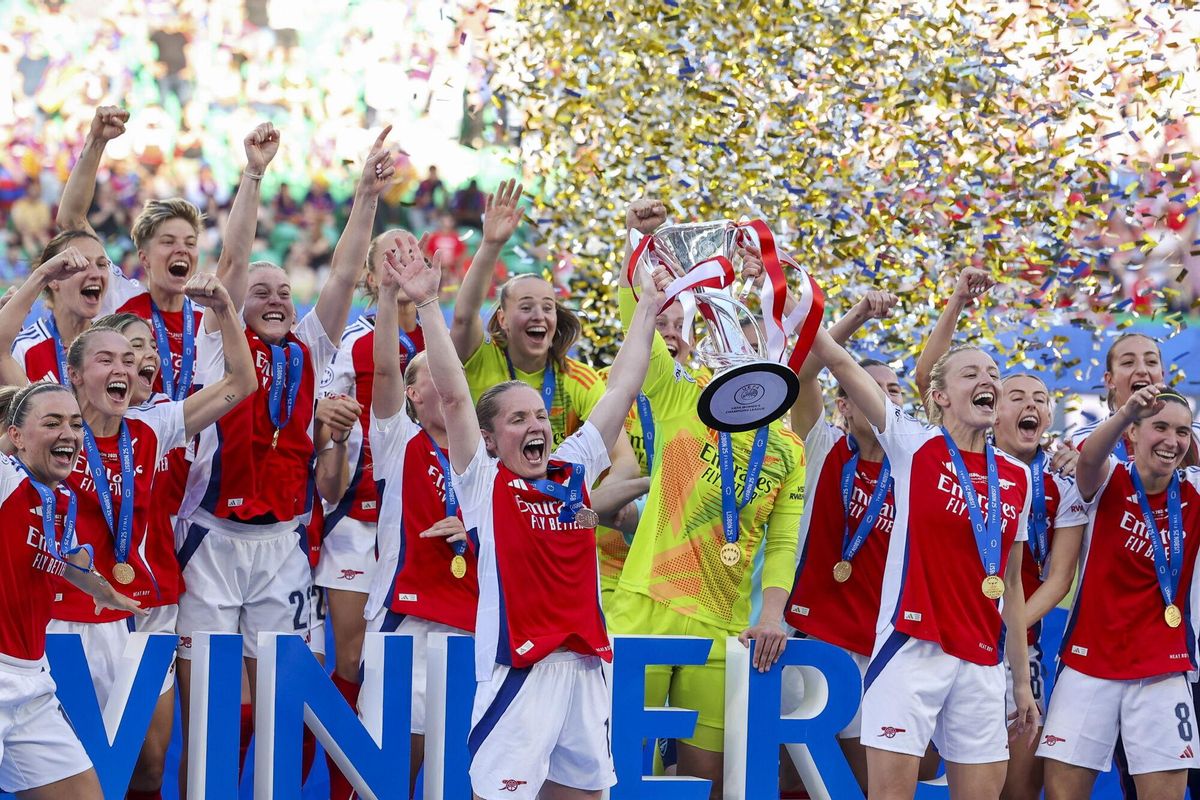 Les imatges de lArsenal - Barça de la final de la Champions femenina