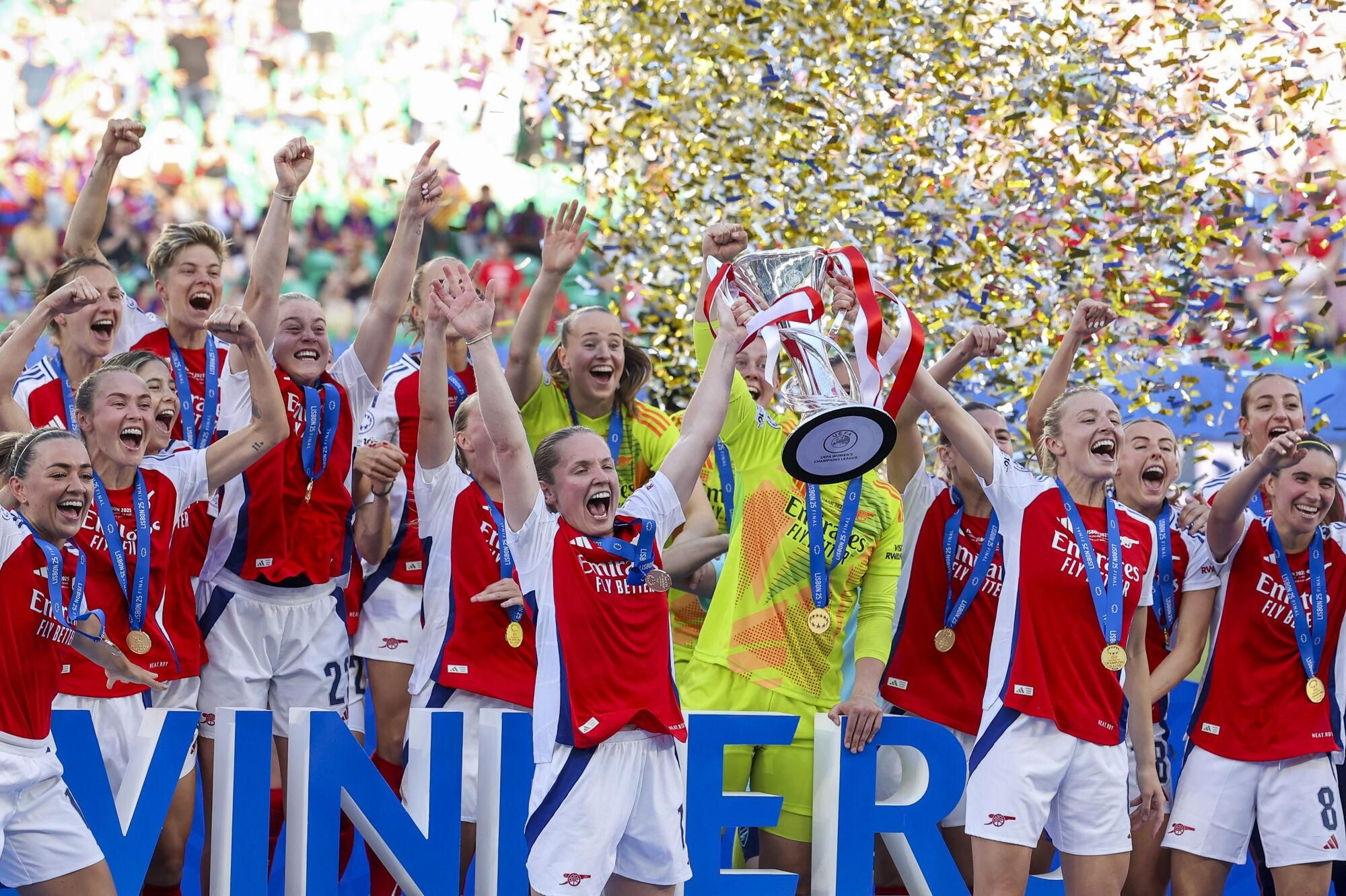 Les imatges de l'Arsenal - Barça de la final de la Champions femenina