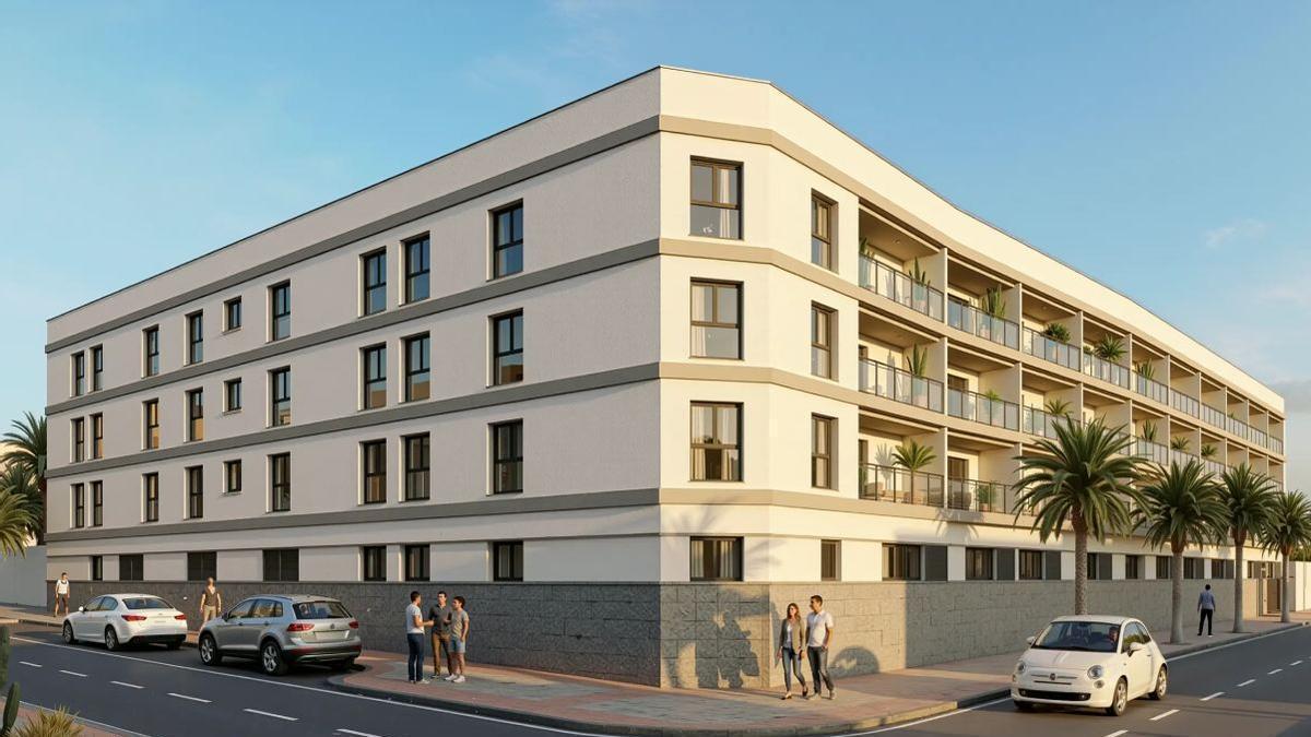Infografía del futuro aspecto del proyecto residencial Sidora.