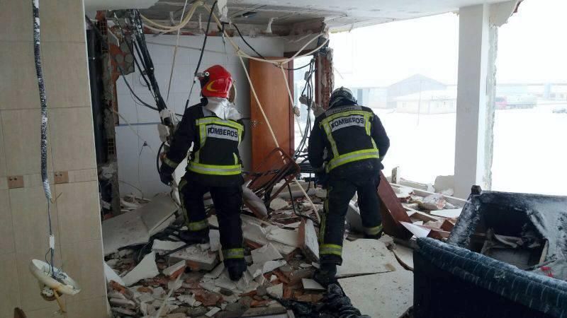 Fotogalería de la explosión de gas en una vivienda de Villarreal de Huerva