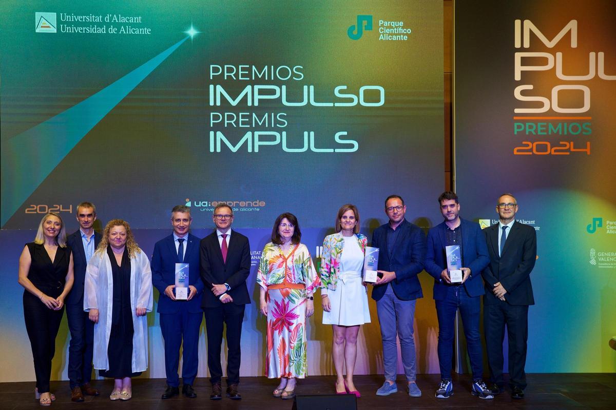 Empresas reconocidas en los Premios Impulso de la UA