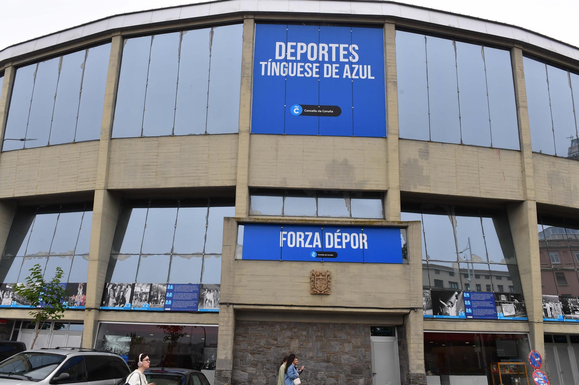 El play off del Dépor también se juega en las calles de A Coruña