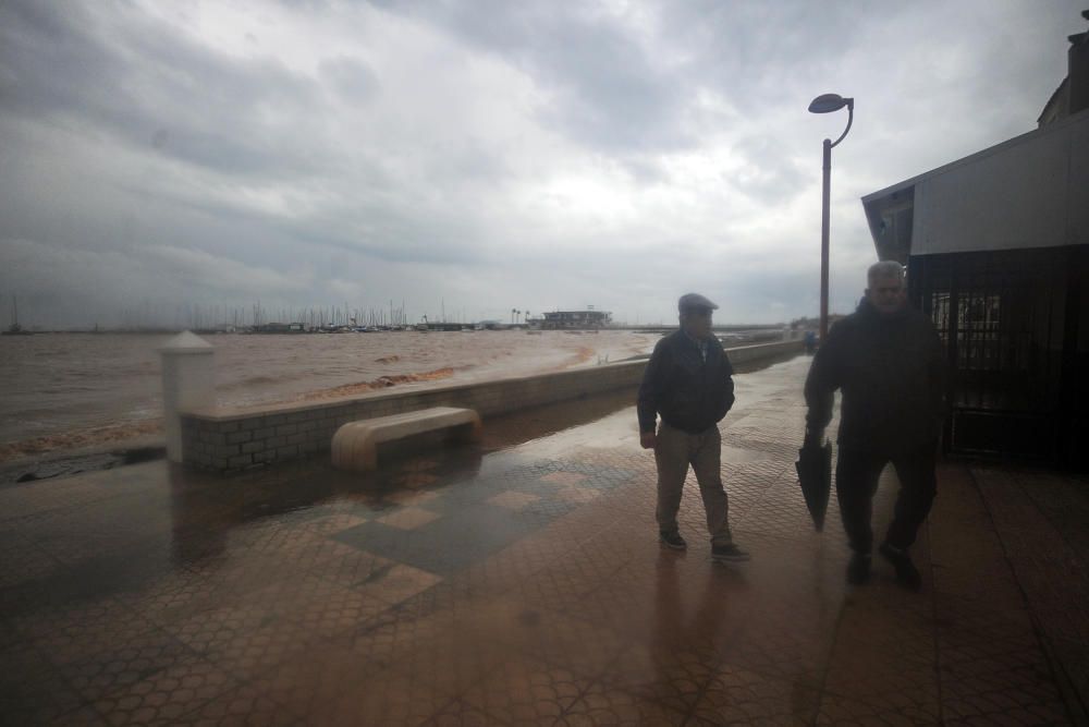 Las consecuencias de las lluvias en el Mar Menor