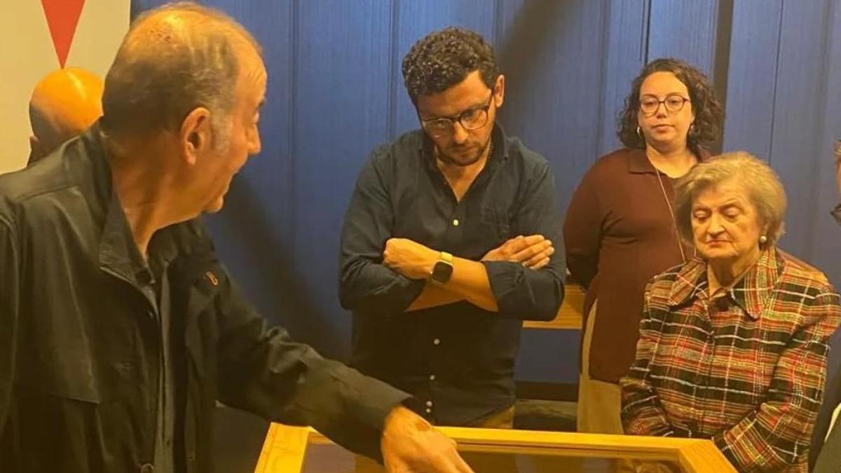 Exposición celebrada durante la inauguración del Mayo Enológico.