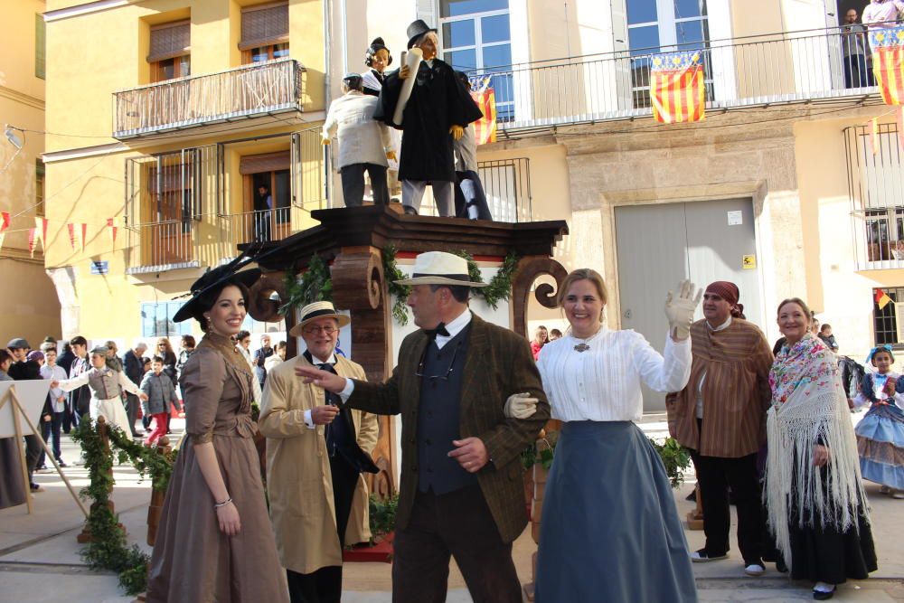 Fiesta fallera decimonónica para celebrar el aniversario del Patrimonio