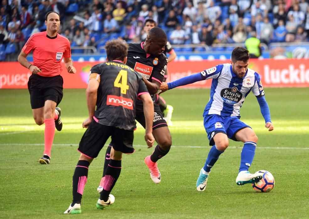 El Dépor cae en Riazor ante el Espanyol