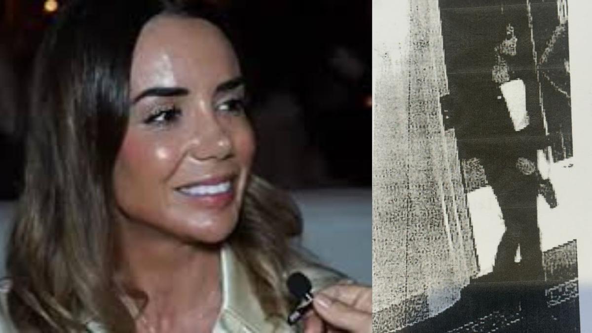 Marta Hermoso, l''influencer' detinguda, en una entrevista (esquerra) i en una imatge del sumari del robatori. /