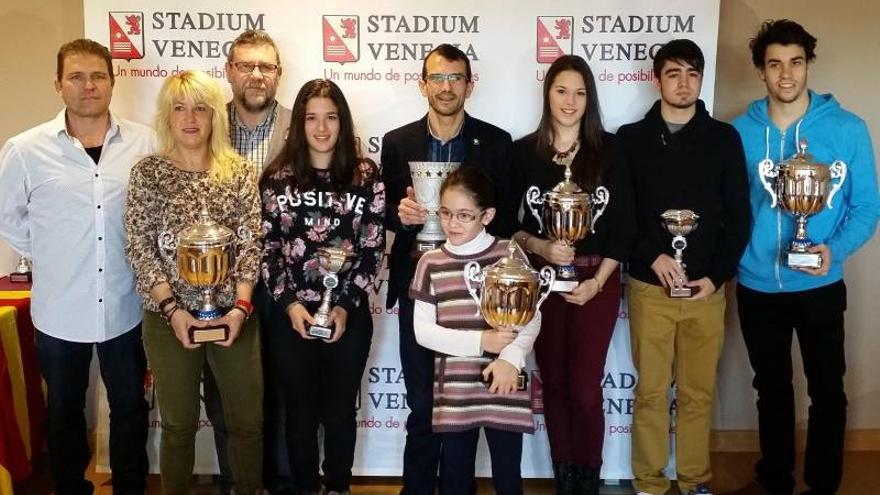 El Stadium Venecia elige a Jesús Sánchez mejor deportista del club