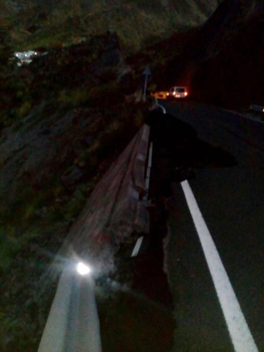 El Cabildo vuelve a cerrar la carretera entre La Aldea y El Risco