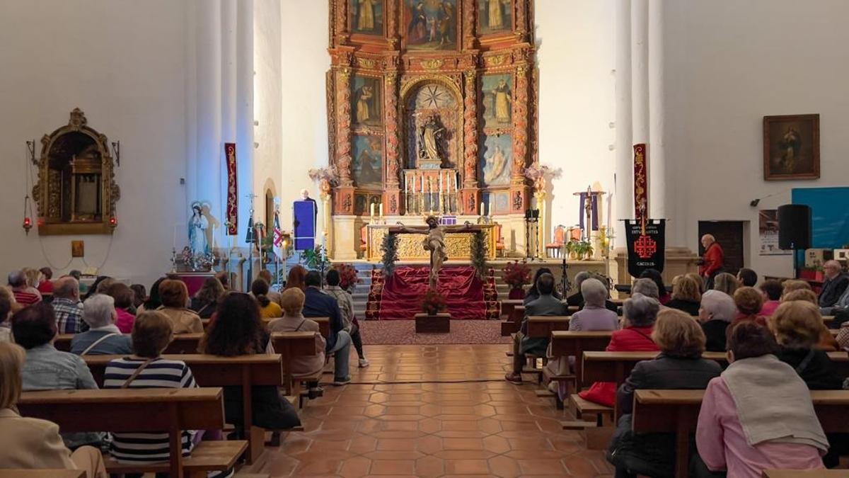 Imagen del público asistente al recital de saetas, este martes.