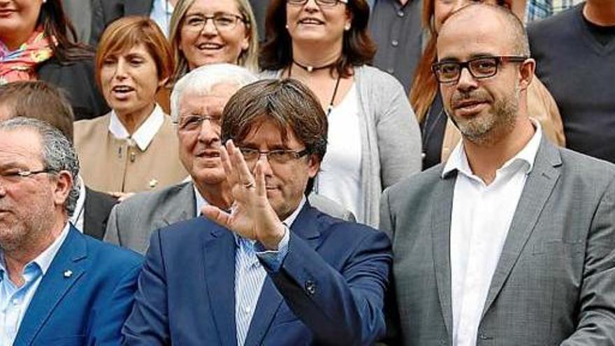 Puigdemont, dissabte, en l&#039;assemblea d&#039;alcaldes de l&#039;ACM