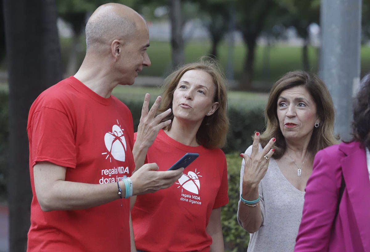 La marcha de la donación, en imágenes