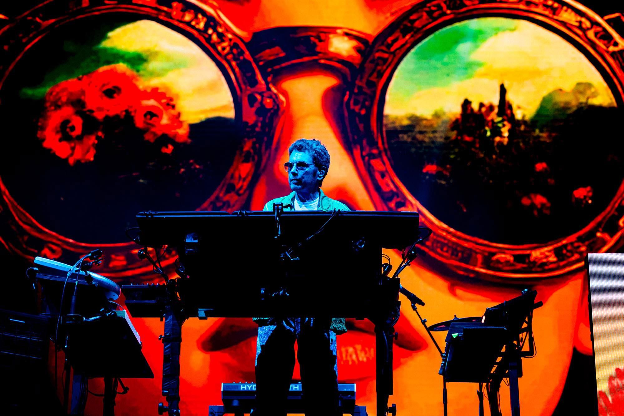 Concierto de Jean-Michel Jarre en la Plaza de España.