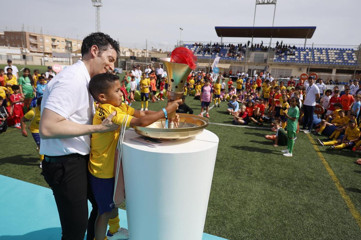 Mini-olimpiadas celebradas en el Centro Deportivo Mediterráneo de Cartagena.